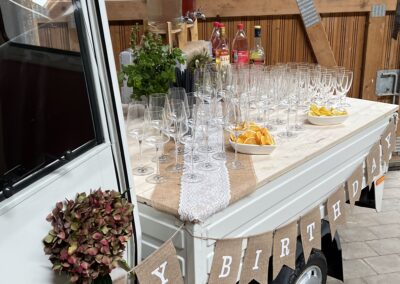 Piaggio Ape Sektempfang