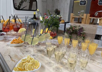 Piaggio Ape Sektempfang